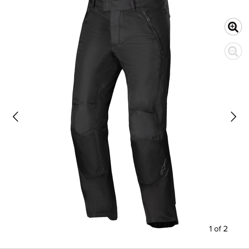 Alpinestars Black Motorcycle Pants